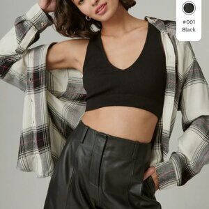 Lucky Brand Leather Shorts size 10 fits 8